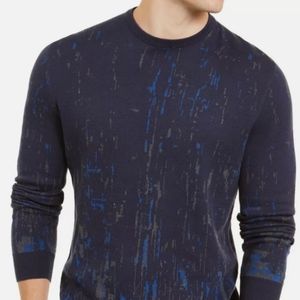 Alfani cotton splatter sweater